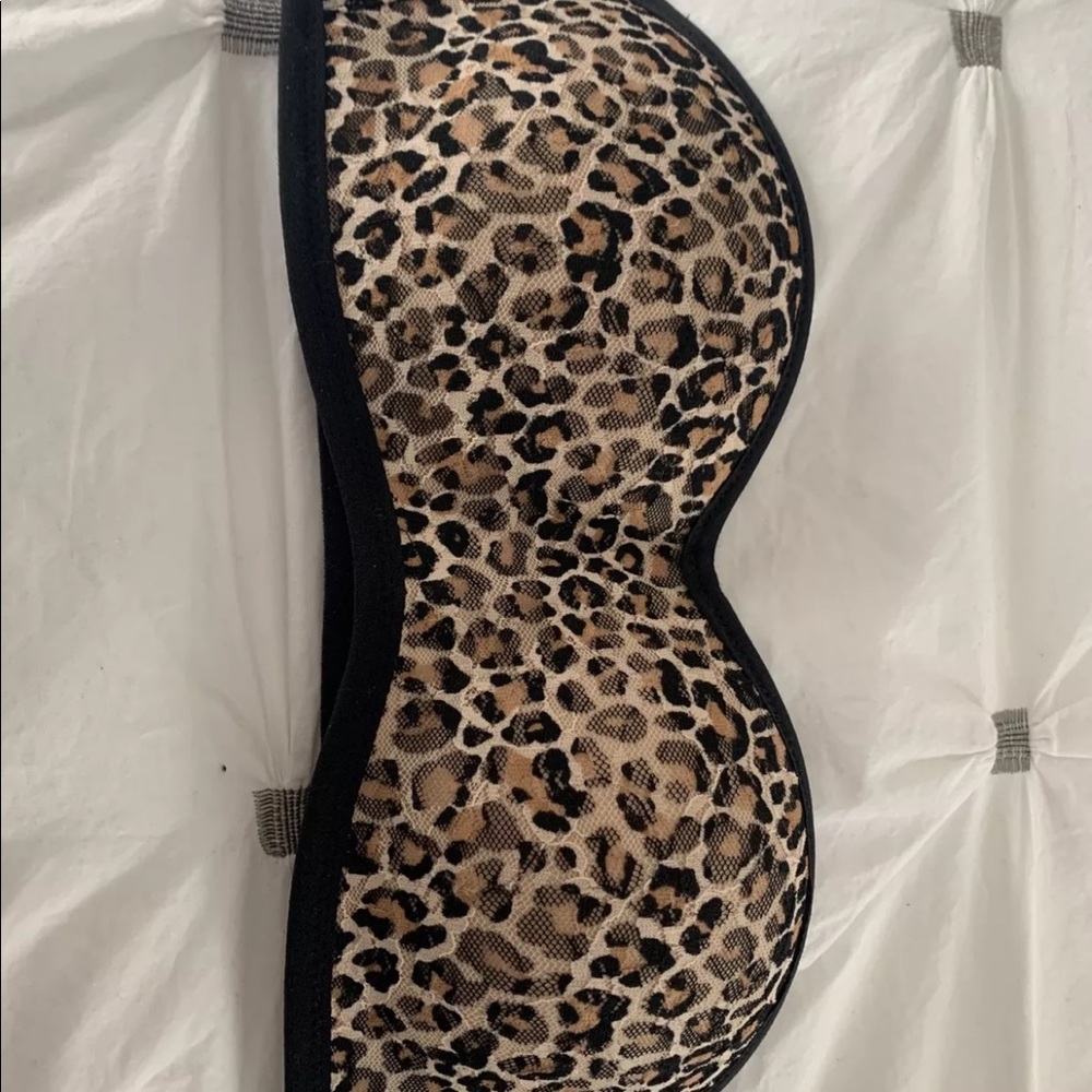 Victoria’s Secret PINK Leopard print bandeau bra XS